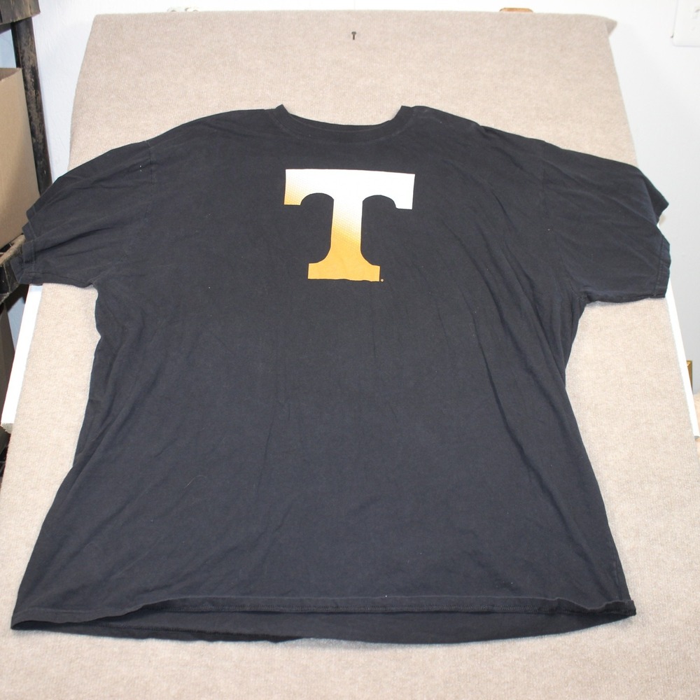 Tennessee Volunteers Power T Gradient Graphic Tee Black Mens 4XL NCAA Football